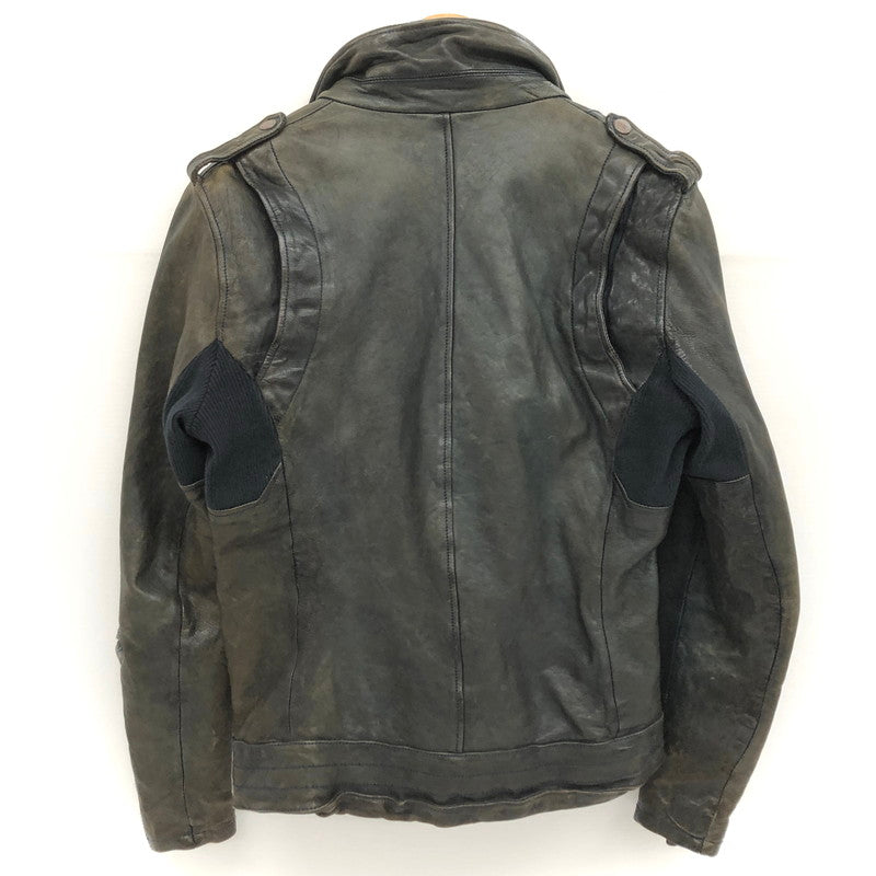 【ジャンク品】【メンズ】 glamb グラム MARLON RIDERS JACKET GB16WT/JKT10 マーロンライダースジャケット 羊革 レザー アウター 142-250228-rs-02-fur サイズ：1 万代Net店