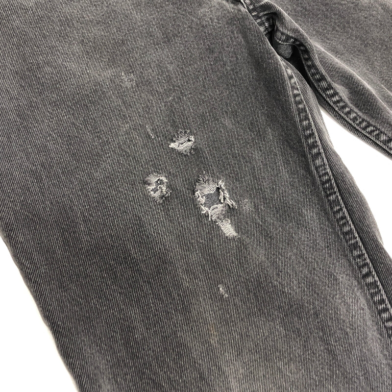 【中古品】【メンズ】 LEVI'S リーバイス 550 BLACK DENIM PANTS ブラックデニムパンツ 刻印522 USA製 Gパン ジーンズボトムス 157-260609-rs-08-fur サイズ：W34 L32 カラー：ブラックデニム 万代Net店