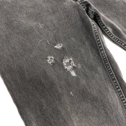 【中古品】【メンズ】 LEVI'S リーバイス 550 BLACK DENIM PANTS ブラックデニムパンツ 刻印522 USA製 Gパン ジーンズボトムス 157-260609-rs-08-fur サイズ：W34 L32 カラー：ブラックデニム 万代Net店