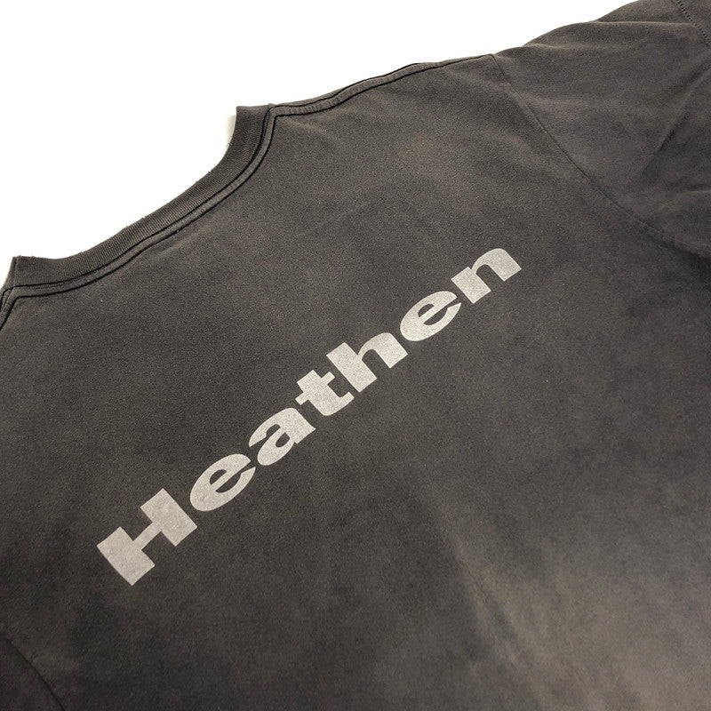 【現状渡し品】【メンズ】 SAINT MICHAEL セントマイケル DEAD SS TEE SM-YS8-0000-004 Tシャツ 半袖 トップス ダメージ加工 140-251007-rs-03-fur サイズ：M カラー：チャコール系 万代Net店