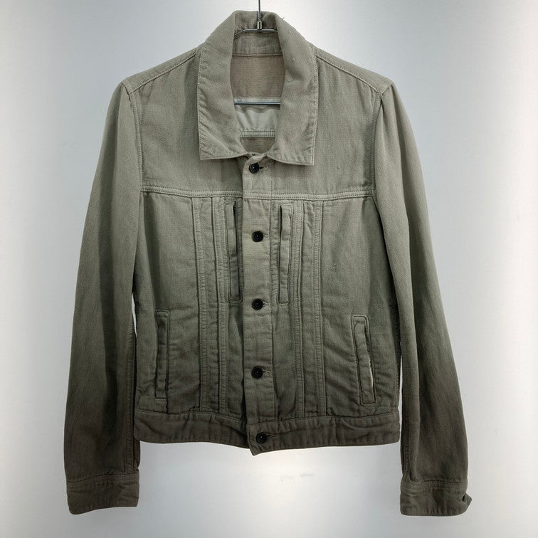 【中古品】【メンズ】 Wizzard ウィザード L/S JKT デニムジャケット 140-260308-WA-04-iwa サイズ：2 カラー：ベージュ系 万代Net店
