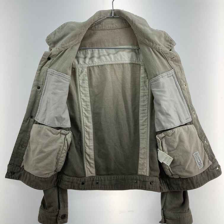 【中古品】【メンズ】 Wizzard ウィザード L/S JKT デニムジャケット 140-260308-WA-04-iwa サイズ：2 カラー：ベージュ系 万代Net店