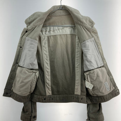 【中古品】【メンズ】 Wizzard ウィザード L/S JKT デニムジャケット 140-260308-WA-04-iwa サイズ：2 カラー：ベージュ系 万代Net店