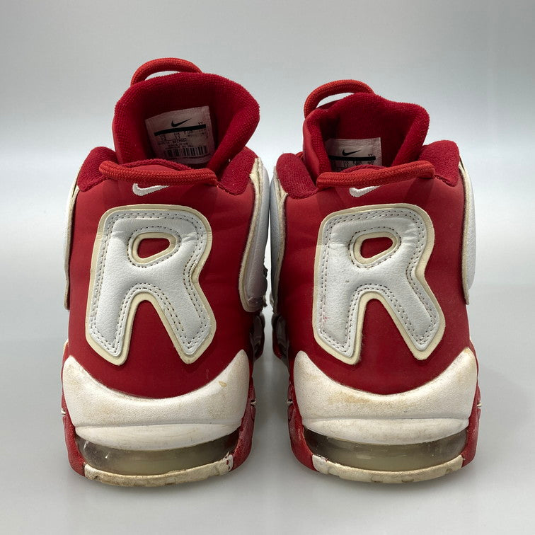 【中古品】【メンズ】 NIKE ナイキ SUPREME × NIKE 902290-600 AIR MORE UPTEMPO WHITE RED 本体のみ（箱なし） 160-251201-WA-02-iwa サイズ：30cm カラー：レッド ホワイト 万代Net店