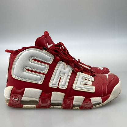 【中古品】【メンズ】 NIKE ナイキ SUPREME × NIKE 902290-600 AIR MORE UPTEMPO WHITE RED 本体のみ（箱なし） 160-251201-WA-02-iwa サイズ：30cm カラー：レッド ホワイト 万代Net店