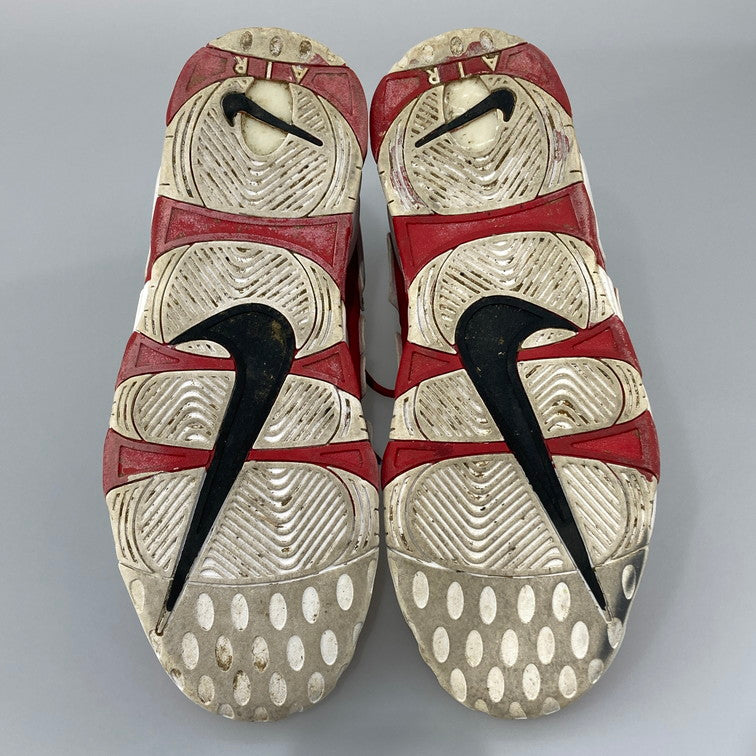 【中古品】【メンズ】 NIKE ナイキ SUPREME × NIKE 902290-600 AIR MORE UPTEMPO WHITE RED 本体のみ（箱なし） 160-251201-WA-02-iwa サイズ：30cm カラー：レッド ホワイト 万代Net店