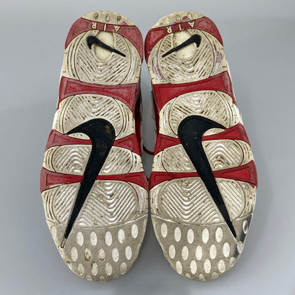 【中古品】【メンズ】 NIKE ナイキ SUPREME × NIKE 902290-600 AIR MORE UPTEMPO WHITE RED 本体のみ（箱なし） 160-251201-WA-02-iwa サイズ：30cm カラー：レッド ホワイト 万代Net店