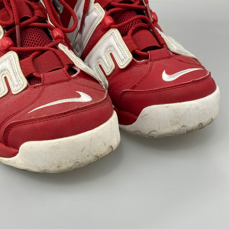 【中古品】【メンズ】 NIKE ナイキ SUPREME × NIKE 902290-600 AIR MORE UPTEMPO WHITE RED 本体のみ（箱なし） 160-251201-WA-02-iwa サイズ：30cm カラー：レッド ホワイト 万代Net店