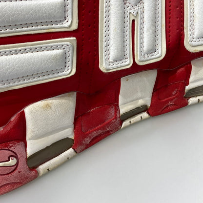 【中古品】【メンズ】 NIKE ナイキ SUPREME × NIKE 902290-600 AIR MORE UPTEMPO WHITE RED 本体のみ（箱なし） 160-251201-WA-02-iwa サイズ：30cm カラー：レッド ホワイト 万代Net店