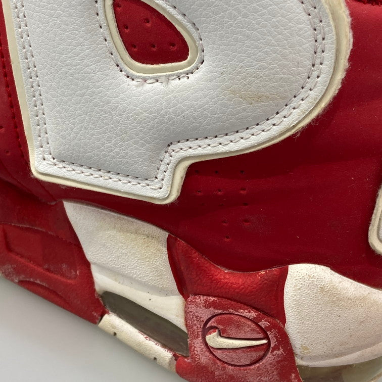 【中古品】【メンズ】 NIKE ナイキ SUPREME × NIKE 902290-600 AIR MORE UPTEMPO WHITE RED 本体のみ（箱なし） 160-251201-WA-02-iwa サイズ：30cm カラー：レッド ホワイト 万代Net店