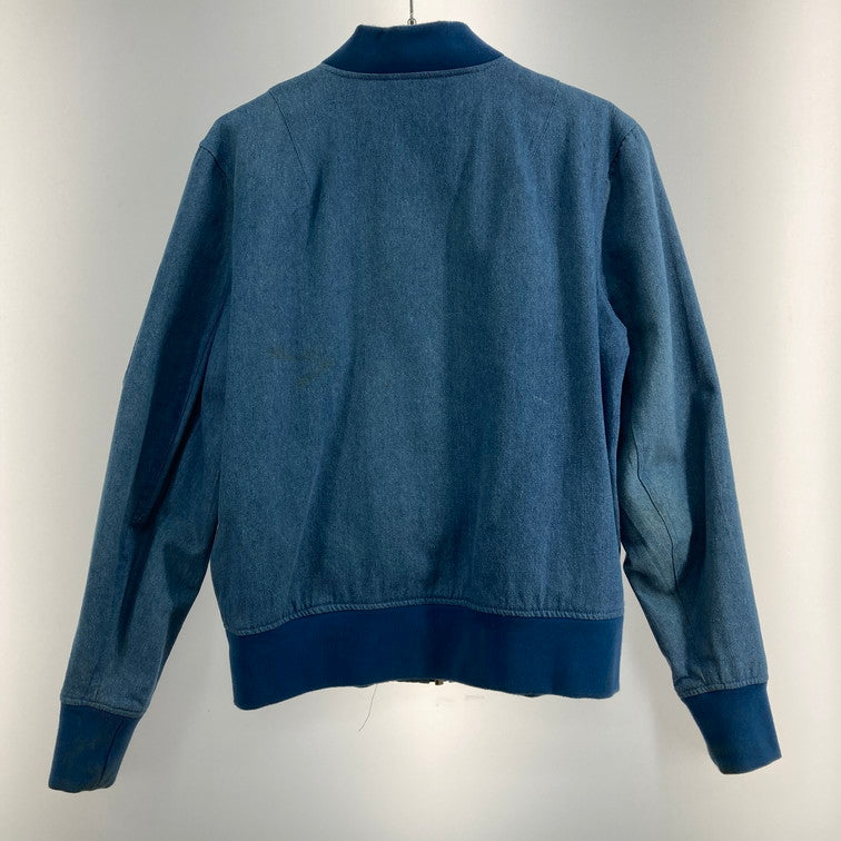 【中古品】【メンズ】 HUF ハフ ボンバージャケット デニム 142-260308-WA-05-iwa サイズ：S カラー：ブルー 万代Net店