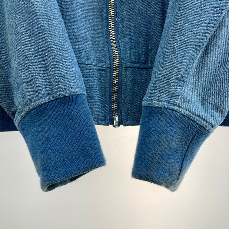 【中古品】【メンズ】 HUF ハフ ボンバージャケット デニム 142-260308-WA-05-iwa サイズ：S カラー：ブルー 万代Net店