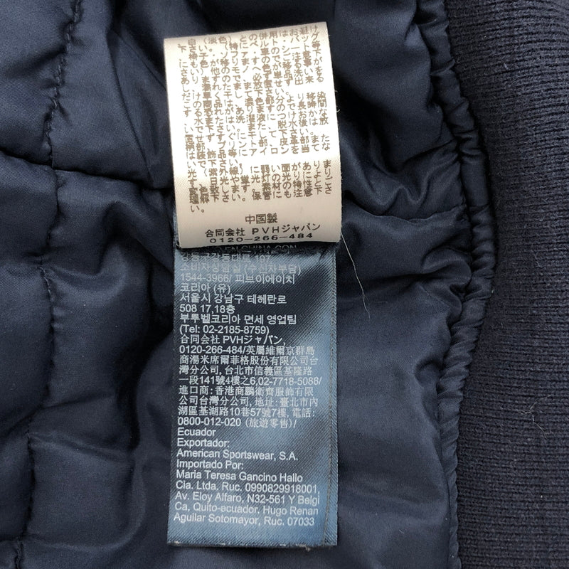 【現状渡し品】【メンズ】 TOMMY JEANS トミージーンズ PADDED JACKET DM0DM06747-901 パデッドジャケット アウター 古着 147-260610-rs-02-fur サイズ：L カラー：ネイビー/ホワイト/レッド 万代Net店