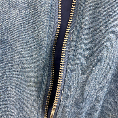 【中古品】【メンズ】 HUF ハフ ボンバージャケット デニム 142-260308-WA-05-iwa サイズ：S カラー：ブルー 万代Net店