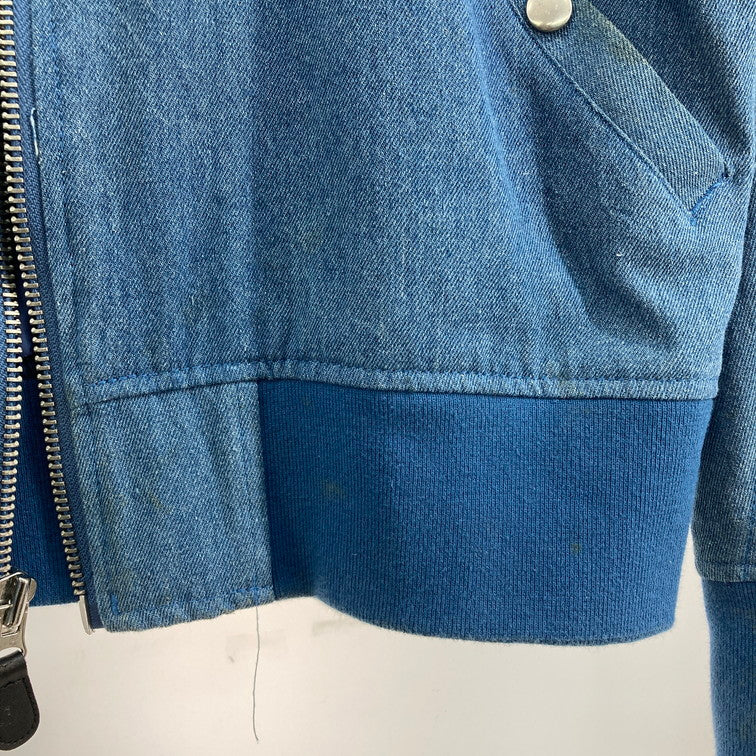【中古品】【メンズ】 HUF ハフ ボンバージャケット デニム 142-260308-WA-05-iwa サイズ：S カラー：ブルー 万代Net店