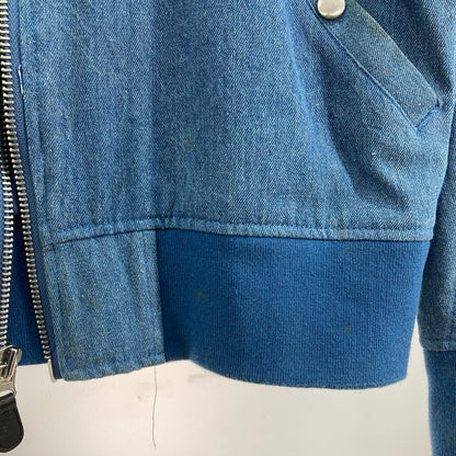 【中古品】【メンズ】 HUF ハフ ボンバージャケット デニム 142-260308-WA-05-iwa サイズ：S カラー：ブルー 万代Net店