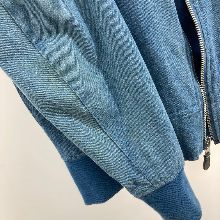 【中古品】【メンズ】 HUF ハフ ボンバージャケット デニム 142-260308-WA-05-iwa サイズ：S カラー：ブルー 万代Net店