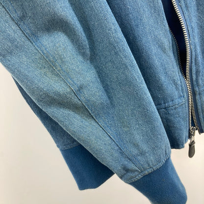 【中古品】【メンズ】 HUF ハフ ボンバージャケット デニム 142-260308-WA-05-iwa サイズ：S カラー：ブルー 万代Net店