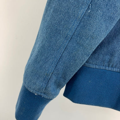 【中古品】【メンズ】 HUF ハフ ボンバージャケット デニム 142-260308-WA-05-iwa サイズ：S カラー：ブルー 万代Net店