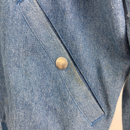 【中古品】【メンズ】 HUF ハフ ボンバージャケット デニム 142-260308-WA-05-iwa サイズ：S カラー：ブルー 万代Net店