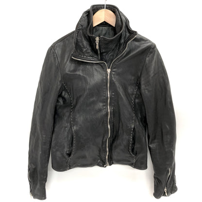 【ジャンク品】【メンズ】 USED COW LEATHER JACKET 905674 レザージャケット 牛革 古着 ヴィンテージ 146-260610-rs-03-fur サイズ：M カラー：ブラック 万代Net店