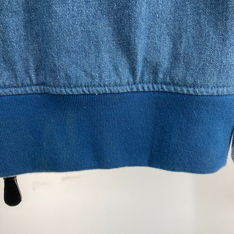 【中古品】【メンズ】 HUF ハフ ボンバージャケット デニム 142-260308-WA-05-iwa サイズ：S カラー：ブルー 万代Net店