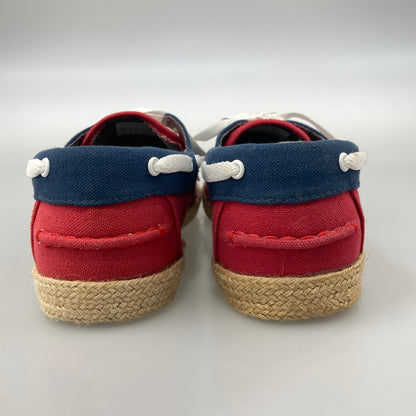 【中古美品】【メンズ】 DIFFEDUCATION ディフデュケーション ローカットスニーカー 本体のみ（箱なし） 165-251201-WA-04-iwa サイズ：28.5cm カラー：レッド ネイビー系 万代Net店