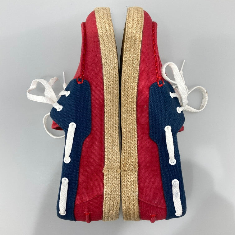 【中古美品】【メンズ】 DIFFEDUCATION ディフデュケーション ローカットスニーカー 本体のみ（箱なし） 165-251201-WA-04-iwa サイズ：28.5cm カラー：レッド ネイビー系 万代Net店