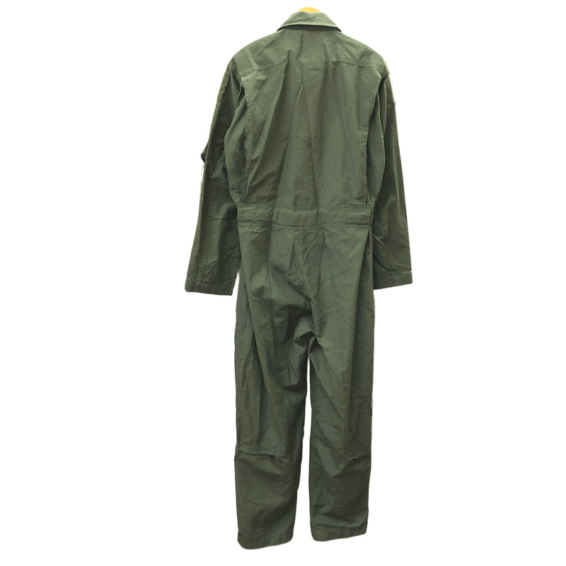 【現状渡し品】【メンズ】 US.ARMY CWU-27 P FLYERS' COVERALLS 8415-01-043-8385 カバーオール つなぎ 古着 ヴィンテージ 146-260825-rs-02-fur サイズ：38L カラー：セージグリーン 万代Net店