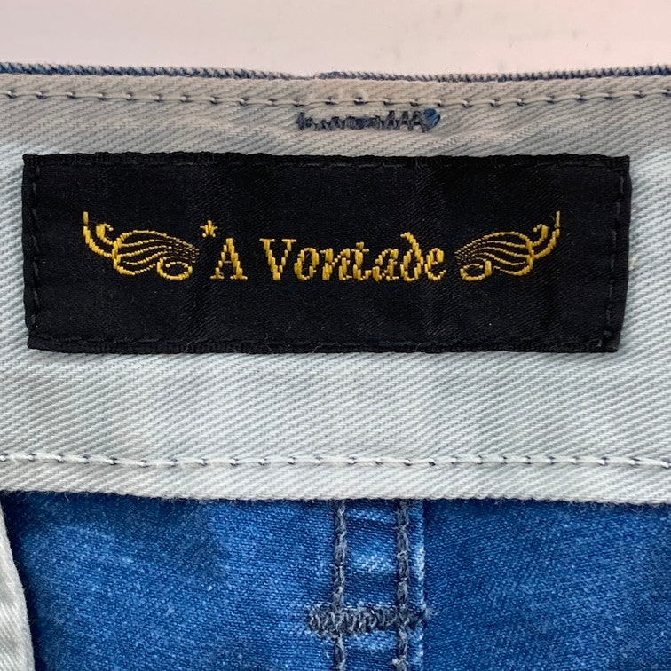 【中古品】【メンズ】 A VONTADE アボンタージ デニムパンツ 151-260308-WA-06-iwa サイズ：L カラー：ブルー 万代Net店