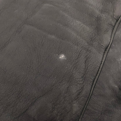 【ジャンク品】【メンズ】 USED COW LEATHER JACKET 905674 レザージャケット 牛革 古着 ヴィンテージ 146-260610-rs-03-fur サイズ：M カラー：ブラック 万代Net店