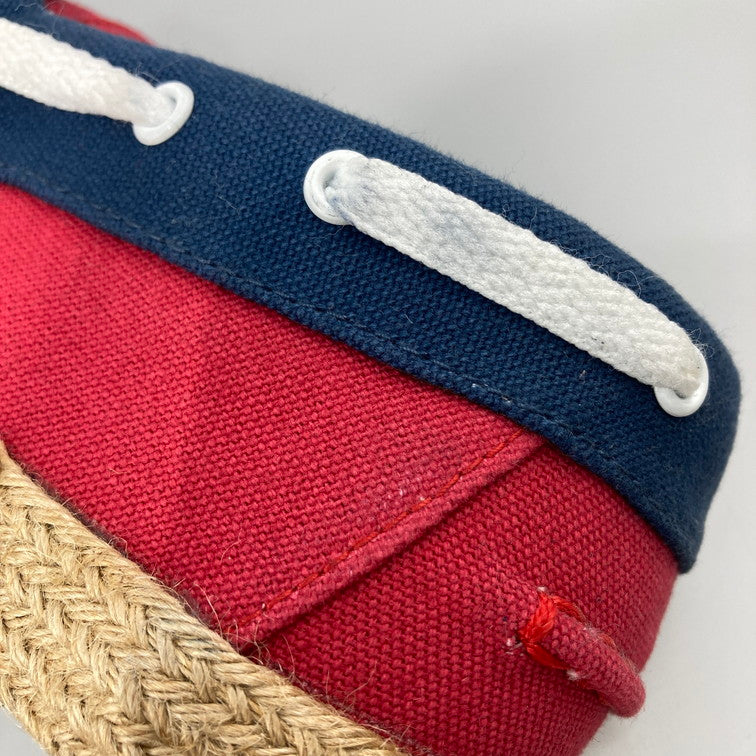 【中古美品】【メンズ】 DIFFEDUCATION ディフデュケーション ローカットスニーカー 本体のみ（箱なし） 165-251201-WA-04-iwa サイズ：28.5cm カラー：レッド ネイビー系 万代Net店