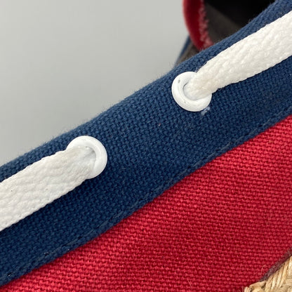 【中古美品】【メンズ】 DIFFEDUCATION ディフデュケーション ローカットスニーカー 本体のみ（箱なし） 165-251201-WA-04-iwa サイズ：28.5cm カラー：レッド ネイビー系 万代Net店