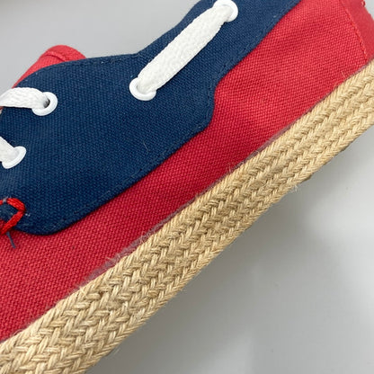 【中古美品】【メンズ】 DIFFEDUCATION ディフデュケーション ローカットスニーカー 本体のみ（箱なし） 165-251201-WA-04-iwa サイズ：28.5cm カラー：レッド ネイビー系 万代Net店