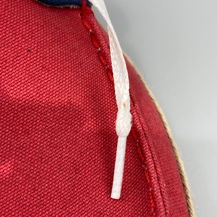 【中古美品】【メンズ】 DIFFEDUCATION ディフデュケーション ローカットスニーカー 本体のみ（箱なし） 165-251201-WA-04-iwa サイズ：28.5cm カラー：レッド ネイビー系 万代Net店