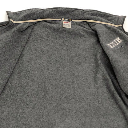 【ジャンク品】【メンズ】 NIKE ナイキ Fleece Jacket フリースジャケット 銀タグ 90s アウター 古着 ヴィンテージ系 145-251008-rs-06-fur サイズ：M カラー：グレー 万代Net店