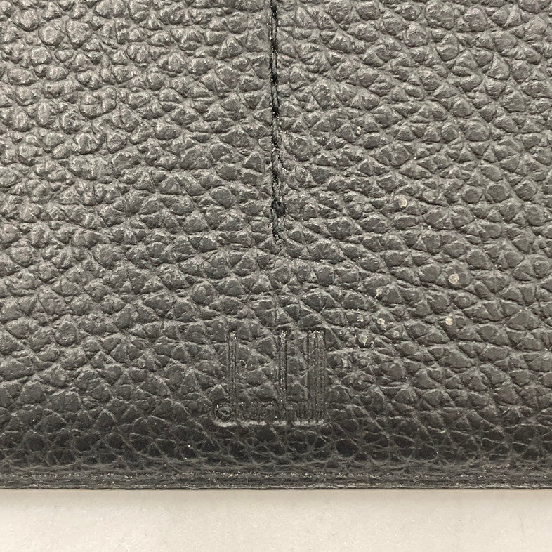 【中古品】【メンズ】 Dunhill ダンヒル T15488 ファスナー 二つ折り 長財布 201-250807-NS-15-iwa カラー：ブラック シルバー 万代Net店