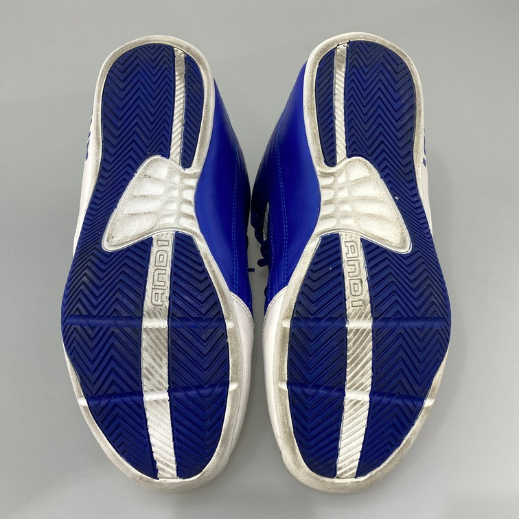 【中古品】【メンズ】 AND1 アンドワン D1083MWMW ROCKET 4 スニーカー 本体のみ（箱なし） 165-251201-WA-05-iwa サイズ：27cm カラー：ホワイト ブルー 万代Net店