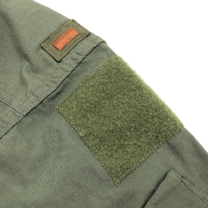 【現状渡し品】【メンズ】 US.ARMY CWU-27 P FLYERS' COVERALLS 8415-01-043-8385 カバーオール つなぎ 古着 ヴィンテージ 146-260825-rs-02-fur サイズ：38L カラー：セージグリーン 万代Net店