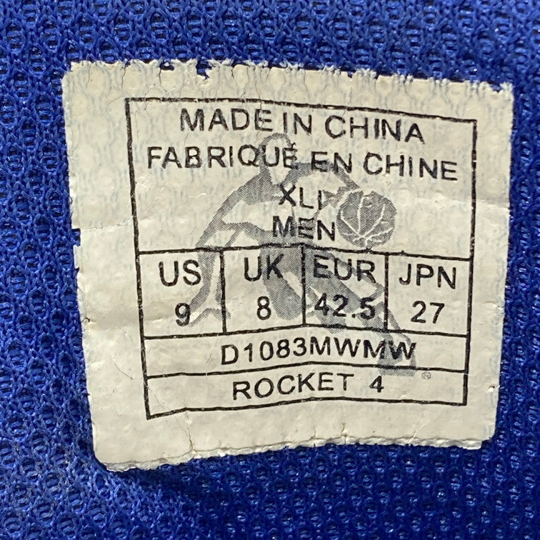 【中古品】【メンズ】 AND1 アンドワン D1083MWMW ROCKET 4 スニーカー 本体のみ（箱なし） 165-251201-WA-05-iwa サイズ：27cm カラー：ホワイト ブルー 万代Net店