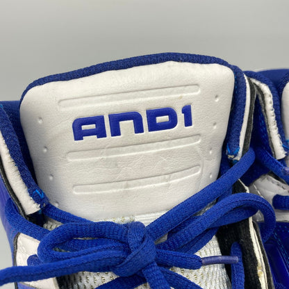 【中古品】【メンズ】 AND1 アンドワン D1083MWMW ROCKET 4 スニーカー 本体のみ（箱なし） 165-251201-WA-05-iwa サイズ：27cm カラー：ホワイト ブルー 万代Net店
