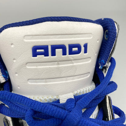 【中古品】【メンズ】 AND1 アンドワン D1083MWMW ROCKET 4 スニーカー 本体のみ（箱なし） 165-251201-WA-05-iwa サイズ：27cm カラー：ホワイト ブルー 万代Net店