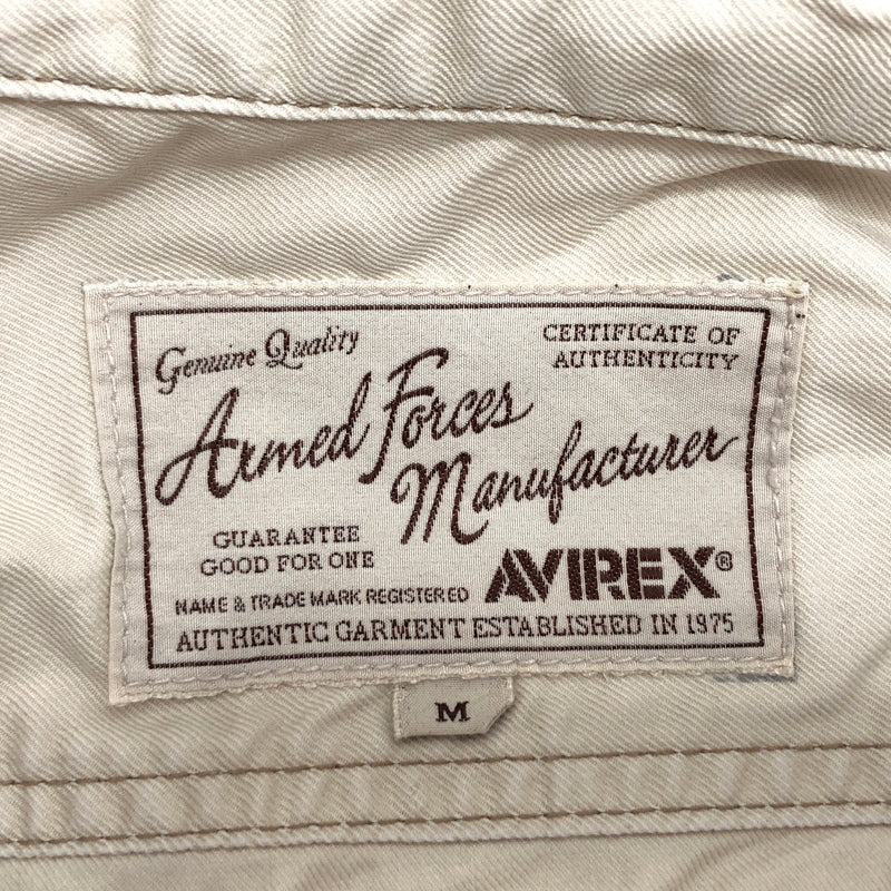 【現状渡し品】【メンズ】 AVIREX アヴィレックス FLIGHT SUIT 6146072 フライトスーツ つなぎ 古着 145-260825-rs-03-fur サイズ：M カラー：ベージュ系 万代Net店