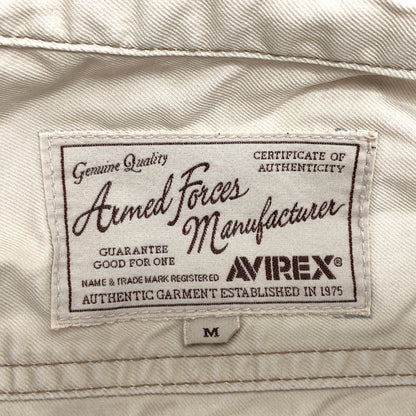 【現状渡し品】【メンズ】 AVIREX アヴィレックス FLIGHT SUIT 6146072 フライトスーツ つなぎ 古着 145-260825-rs-03-fur サイズ：M カラー：ベージュ系 万代Net店