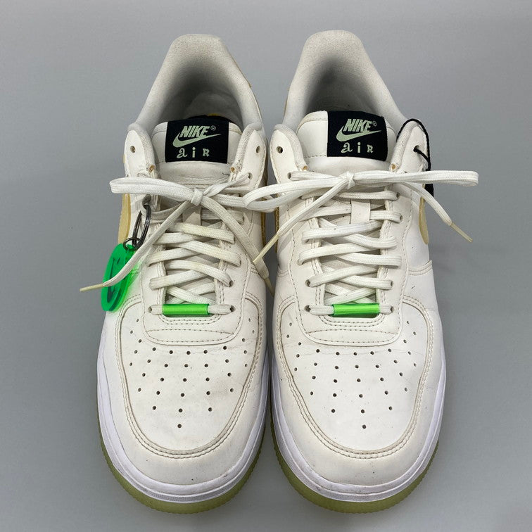 【中古品】【レディース】 NIKE ナイキ CT3228-100 WMNS AIR FORCE 1 07 LX HAVE A NIKE DAY WHITE BARLEY VOLT-BLACK スニーカー 本体のみ（箱なし） 160-251201-WA-06-iwa サイズ：26.5cm カラー：ホワイト系 万代Net店