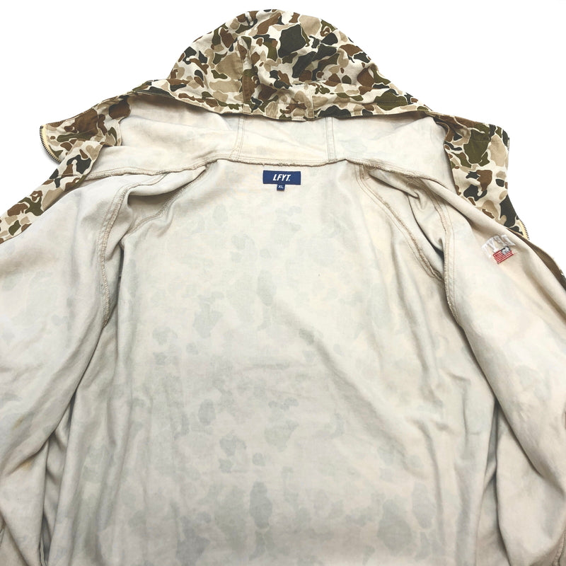 【中古品】【メンズ】 LAFAYETTE ラファイエット OLD GLORY ARCH LOGO PARKA LA221001 ミリタリージャケット パーカー アウター 142-260612-rs-01-fur サイズ：XL カラー：ハンターカモフラージュ 万代Net店