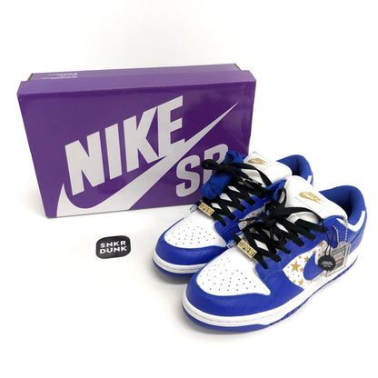 【中古美品】【メンズ】 NIKE SB ナイキエスビー × Supreme Dunk Low OG QS Gold Stars DH3228-100 ダンク ロー OG QS ゴールドスターズ スニーカー シューズ 靴 160-251009-rs-01-fur サイズ：26.5cm US8.5 カラー：ブルー/ホワイト 万代Net店