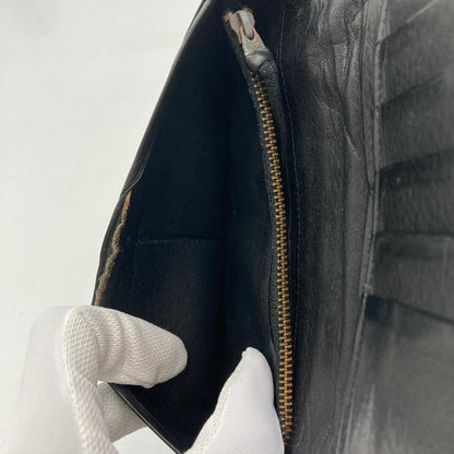 【現状渡し品】【メンズ】 CALEE キャリー 長財布 メンズ CL-09ST115 牛革 スタッズロングウォレット 201-251221-SY-04-iwa カラー：ブラック 万代Net店