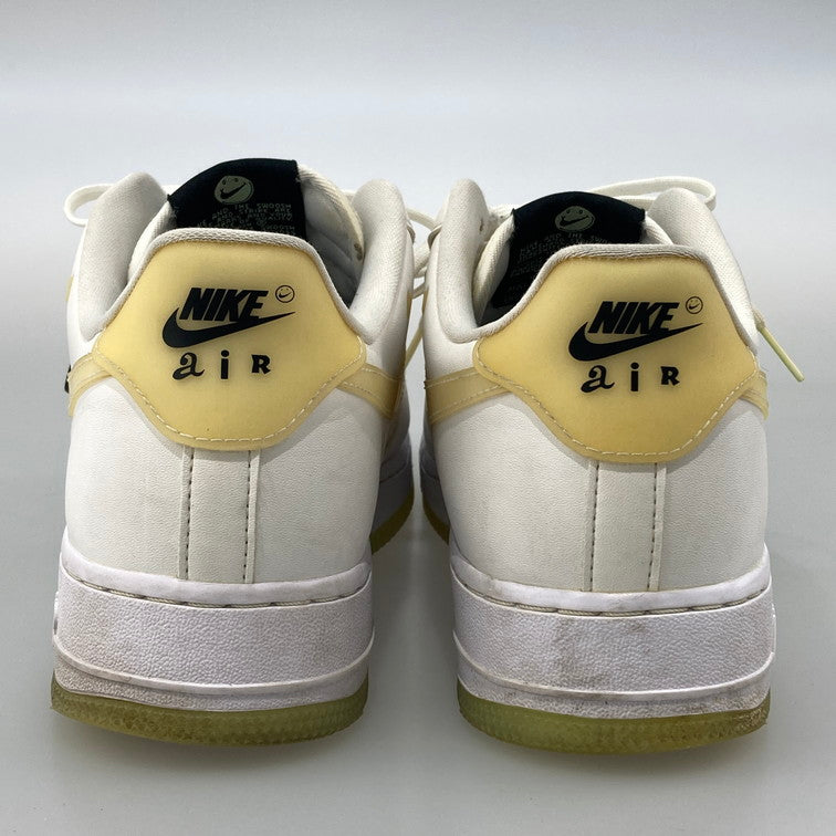 【中古品】【レディース】 NIKE ナイキ CT3228-100 WMNS AIR FORCE 1 07 LX HAVE A NIKE DAY WHITE BARLEY VOLT-BLACK スニーカー 本体のみ（箱なし） 160-251201-WA-06-iwa サイズ：26.5cm カラー：ホワイト系 万代Net店