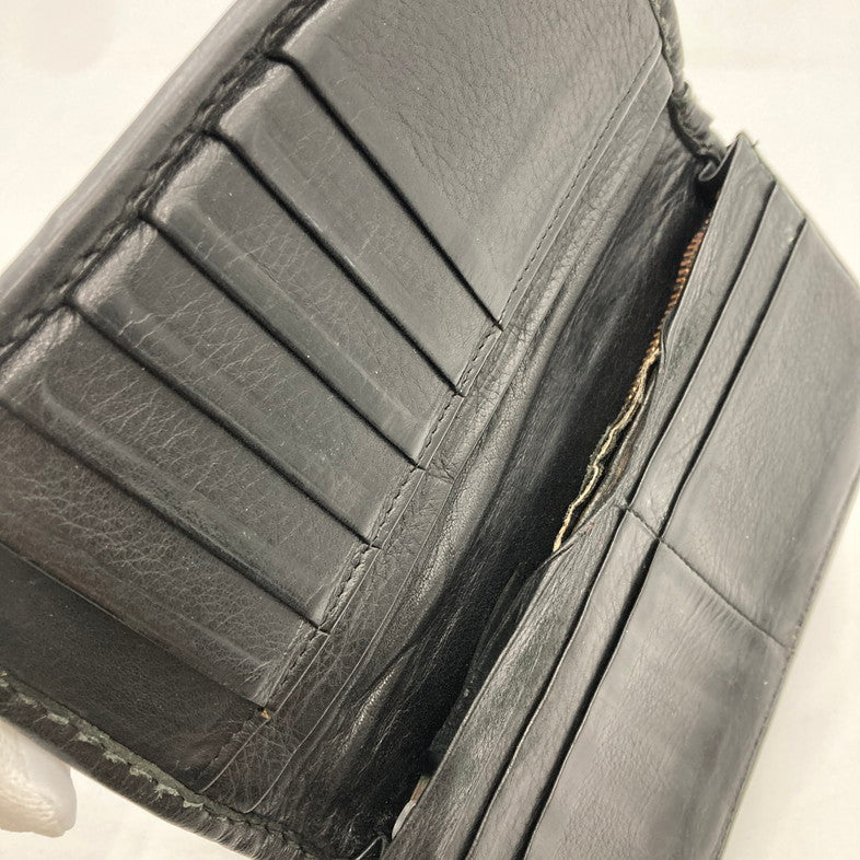 【現状渡し品】【メンズ】 CALEE キャリー 長財布 メンズ CL-09ST115 牛革 スタッズロングウォレット 201-251221-SY-04-iwa カラー：ブラック 万代Net店